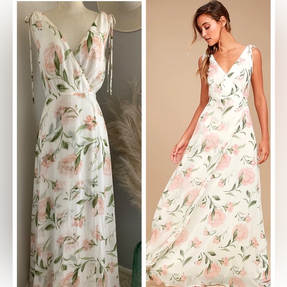 Lulus Romantic Possibilities White Floral Print Dress - Picture 2 of 9